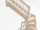 Готовая березовая лестница (для дома и дачи)