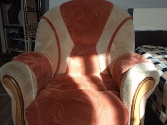 Продам 2 кресла, каждое за 1650,  Стильные, удобные, очень мягкие, Б/у,  Обивка легко чистится в Чебоксарах