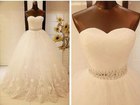 Увидеть фотографию Свадебные платья Счастливое пышное свадебное платье б/у 36634651 в Екатеринбурге
