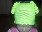 Уникальное фото  шапочка на девочку,новая,свяжу на заказ 250р! 32410700 в Ленинск-Кузнецком