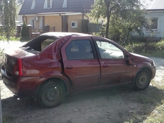 Просмотреть изображение Аварийные авто Рено Логан 2009г, в, после ДТП, цвет красный, салон не прокурен, на ходу 40445168 в Липецке