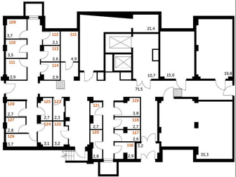 Продаётся кладовое помещение общей площадью 2, 7 кв, м,  на 1-м этаже 25 этажного дома,  [#2750531#] в Люберцы