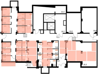 Продаётся кладовое помещение общей площадью 3, 6 кв, м,  на 1-м этаже 25 этажного дома,  [#2750534#] в Люберцы