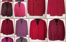 Коллекция малиновых пиджаков 90-х