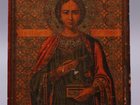 Увидеть изображение  Икона Пантелеймон - целитель, Россия, 19 век 32636213 в Москве