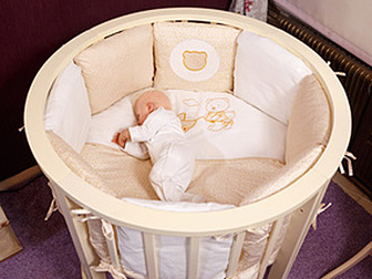 Увидеть foto  Стильные детские круглые кроватки 3в1 Incanto Gio от дизайнеров из Италии! 38701732 в Твери
