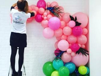 Скачать фото  Воздушные шары, Воздушный декор мероприятий, Аэродизайн, 39722596 в Москве