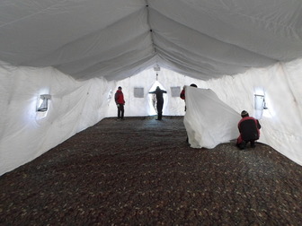 Уникальное изображение Товары для туризма и отдыха Армейская палатка Берег-30М2 6, 75м*6, 0 м*3, 0, (2х слойная) 30890098 в Мурманске