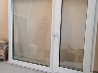 Окно Deceuninck,,Баутек трехкамерный профиль толщиной 70 мм двухкамерный стекло пакет, ручка с замком,  Стояло в типичном 9-ти этажном доме на кухне,  Ширина 1290мм,высота в Мурманске