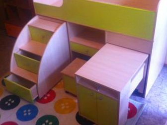 Скачать изображение Мебель для детей Кровать- чердак с матрасом (новая, с фабрики) 32436419 в Нефтеюганске