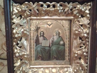 Увидеть фото Антиквариат продаю икону,святая троица 32711612 в Ростове-на-Дону
