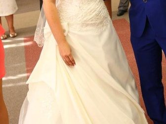 Уникальное фото Свадебные платья Шикарное платье, 1 раз одевалось 33778093 в Старом Осколе