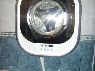 Продам Корейскую НАСТЕННУЮ  стиральную машинку автомат DAEWOO, габариты : 55х60х29 см, загрузка 3 кг,  Идеально для малогабаритных квартир, в кухню,в общежитие в Липецке