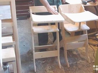 Деревянные стульчики для кормления детей,  Очень удобно даже для самых маленьких!Использование качественных материалов и работа специалиста позволяют сделать стул в Тамбове