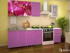 Кухонный гарнитур «Розовая орхидея» (2.1м)