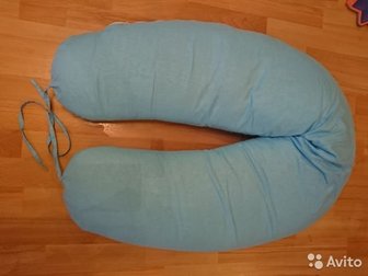 Подушка для беременных/для кормления,  С наволочкой на молнии и завязкамиСостояние: Б/у в Туле