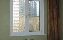 Окно стандартное на кухню 1300х1400 с откосами